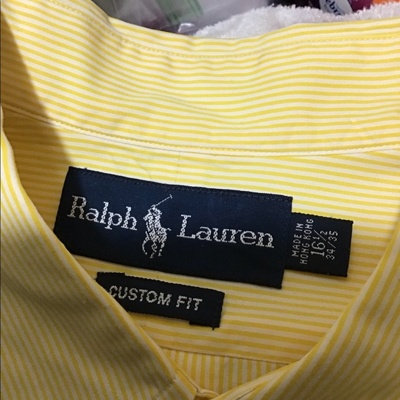 Ralph Lauren long sleeve button down shirt in XL (16 1/2) - Picture 3 of 4